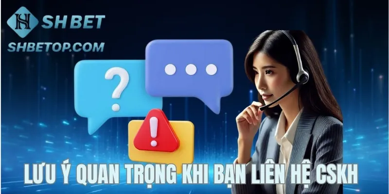 Một số lưu ý quan trọng khi hội viên liên hệ Shbet