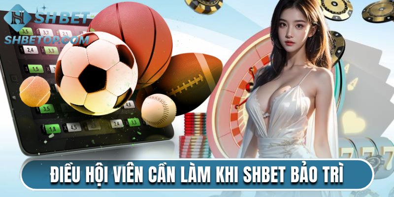 Điều hội viên cần làm khi Shbet bảo trì