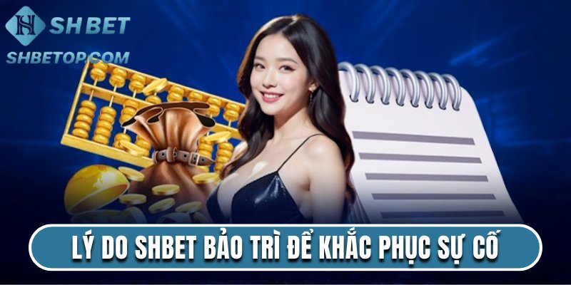 Lý do Shbet bảo trì để khắc phục sự cố